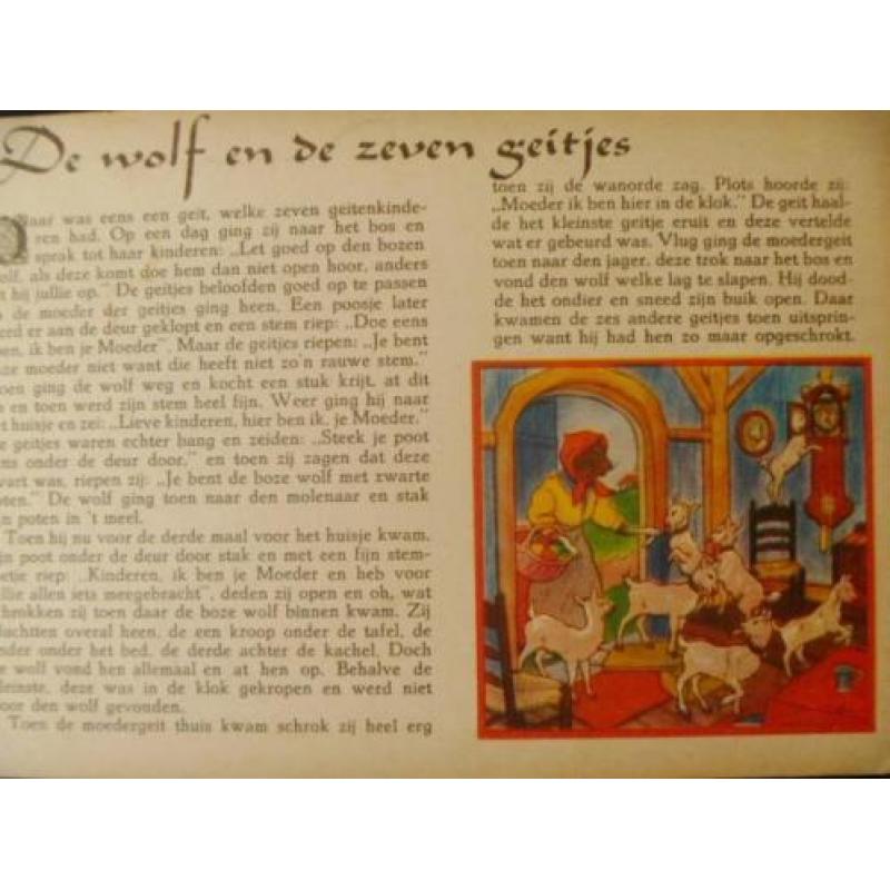 Sprookjesboek - gekartonneerd jaren 30 - Willem Boon