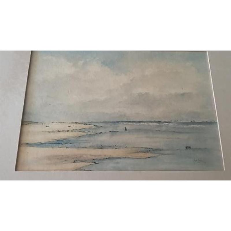 Johan Faber (De Ploeg), aquarel