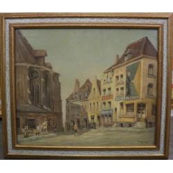 Walter Bossaerts, in de Rue du Saint Esprit te Brussel