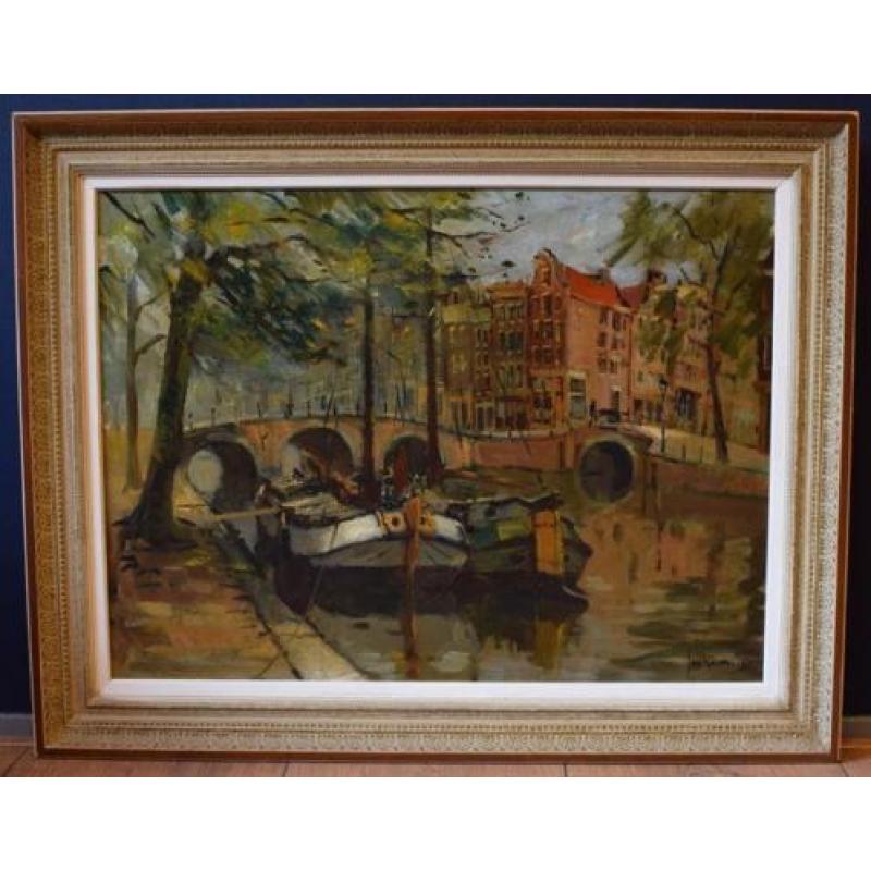 ==AMSTERDAM =op de gracht====Jan Korthals 1916-1972===