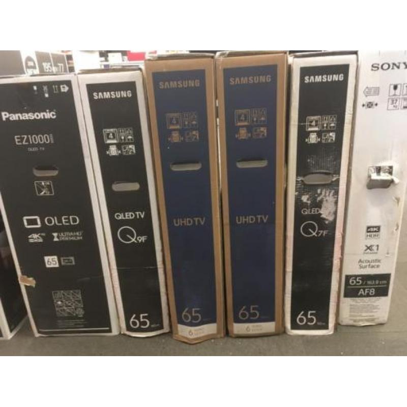 Samsung UHD 4K QE65Q7F Tijdelijk €300,- Retour OUTLET 2018