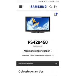 Samsung plasma 43 inch 2010