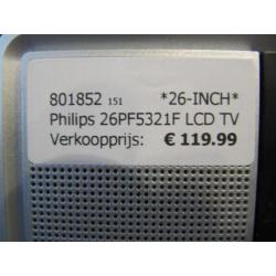 Philips 26PF5321F LCD TV 801852