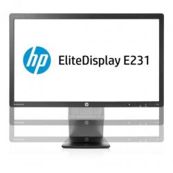 HP EliteDisplay E231 Zwart 23" DVI-D, VGA (D-Sub)36W