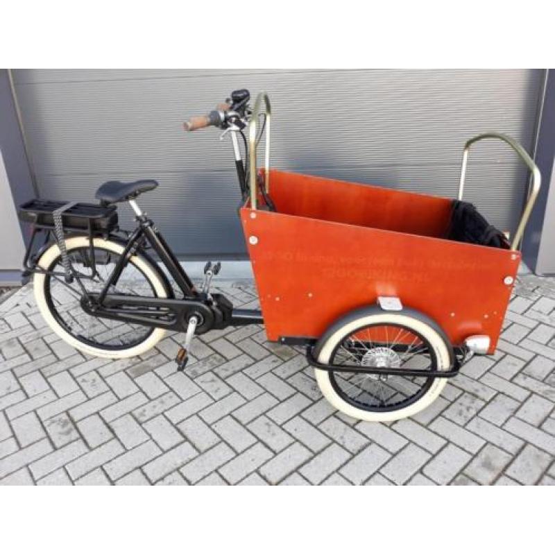 NIEUW Bakfiets-nl CargoTrike E wide 6 pers -ex demo-steps-