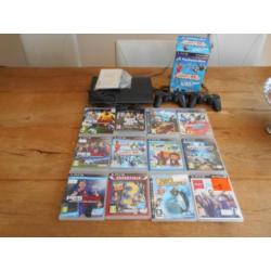 Sony Playstation 3 Slim incl Move 12 games 2 controllers